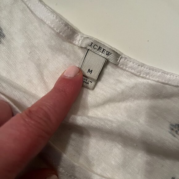 J. Crew Linen Blouse (Size Medium / Good Condition) - Picture 8 of 11